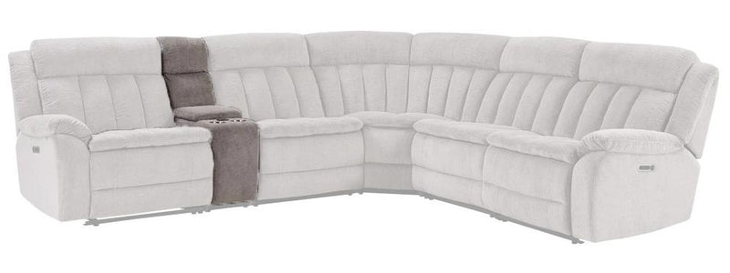 Parker House Furniture Cuddler Entertainment Console in Laurel Dove