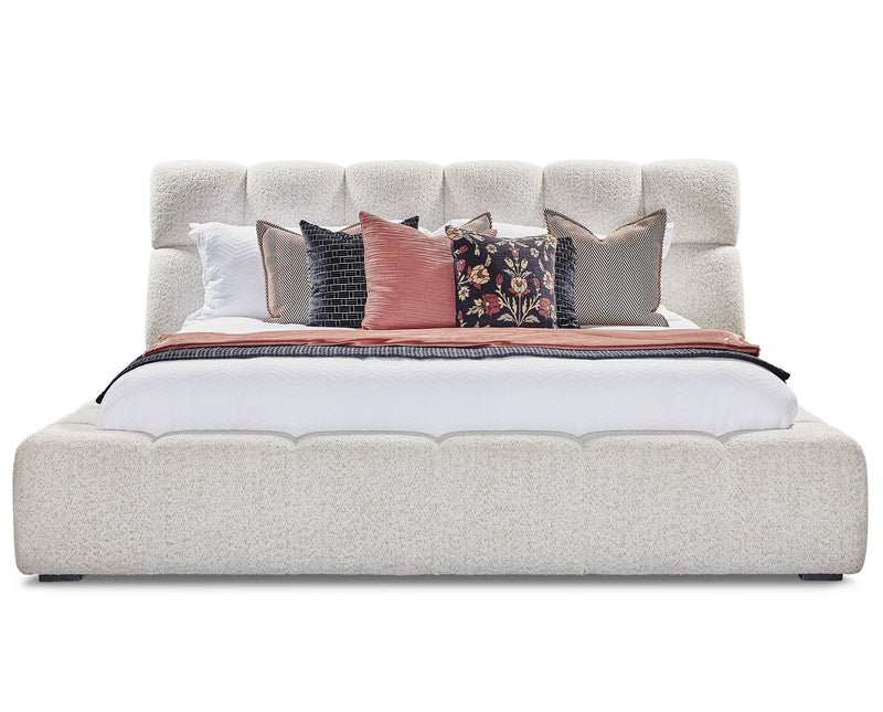 Parker Living Sleep Escape - Fluffy River Rock Queen Upholstered Bed