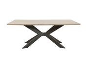 Parker House Crossings - Monaco Dining 84 Inch Rectangular Dining Table with 4 Upholstered Chairs
