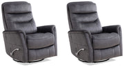 Parker Living Gemini Swivel Glider Recliner Two Pack