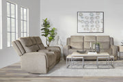 Parker Living Penfield - Frappe Power Reclining Sofa and Loveseat