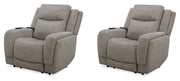 Parker Living Penfield - Frappe Power Zero Gravity Recliner with Heat & Massage Two Pack