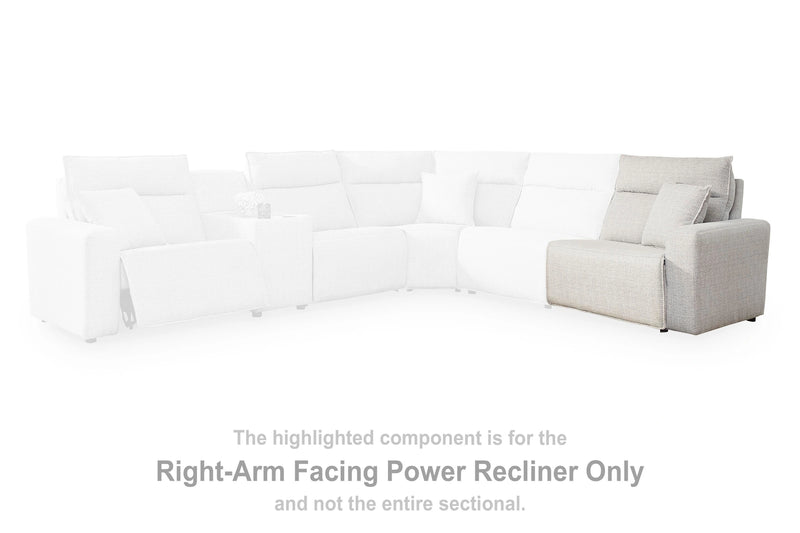 Modmax II Power Reclining Sectional with Audio Console