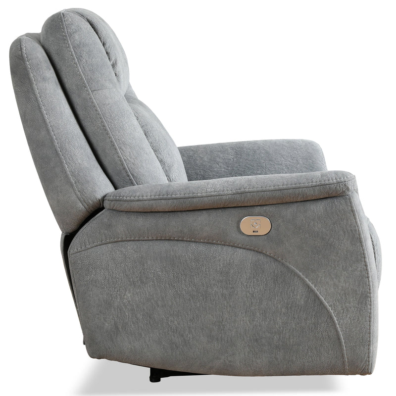Parker Living Linus - Hudson Grey Power Reclining Sofa and Two Recliners