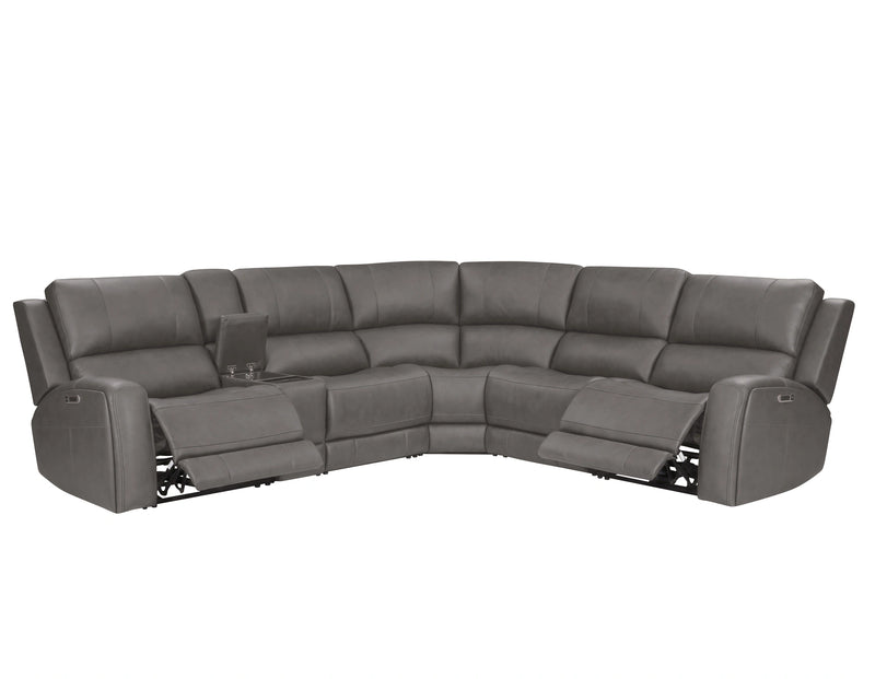 Parker Living Belmont 6 Piece Zero Gravity Power Reclining Sectional with Power Adjustable Headrests