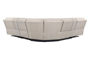 Parker Living Easton - Steamboat Brown 7 Piece Zero Gravity Power Reclining Sectional with Power Adjustable Headrests