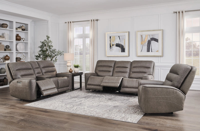Parker Living Lawson - Sydney Brunette Zero Gravity Power Reclining Sofa Loveseat and Recliner