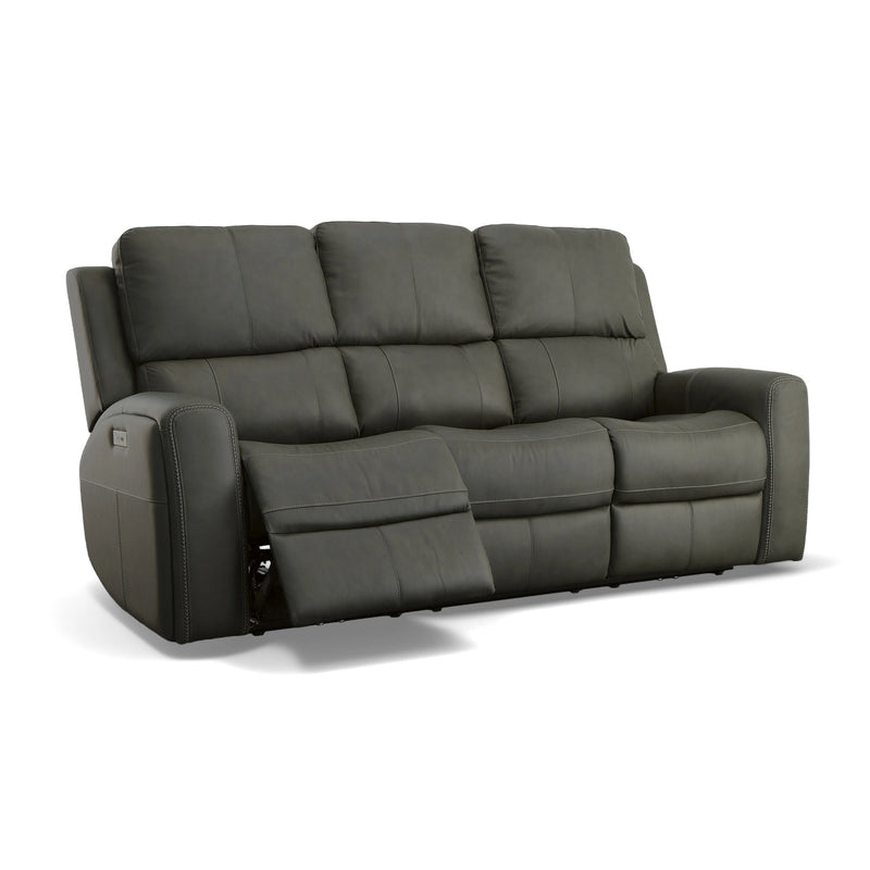 Linden Power Reclining Sofa with Power Headrests & Lumbar - 5000005548
