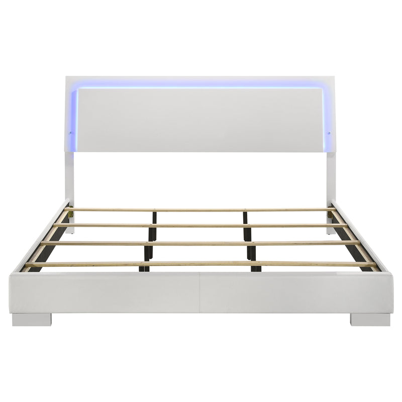 Felicity Panel Bed with LED Lighting