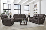 Parker Living Easton - Steamboat Brown Zero Gravity Power Reclining Sofa P3