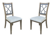 Parker House Sundance Dining - Sandstone Grid Dining Chair Two Pack