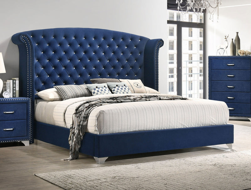 Melody Wingback Bed