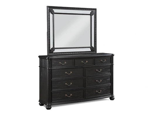 Crown Mark Furniture Kingsbury Dresser Mirror in Black image