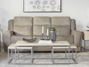 Parker Living Penfield - Frappe Power Reclining Sofa and Loveseat