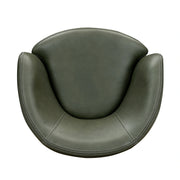 Parker Living Barolo 100% Italian Leather Swivel Club Chair Two Pack