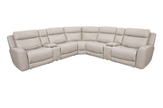 Parker Living Calgary 7 Piece Modular Reclining Sectional with Power Adjustable Headrests
