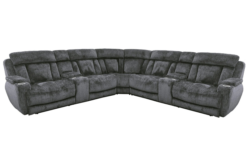 Parker Living Dalton 7 Piece Modular Power Reclining Sectional with Power Adjustable Headrests