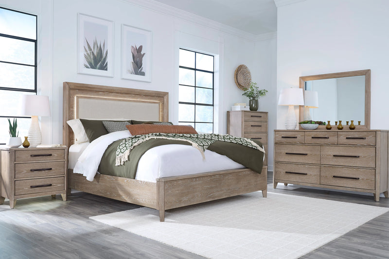 Parker House Breckenridge - Bedroom King Bed 2 Nightstands Dresser with Mirror and Chest