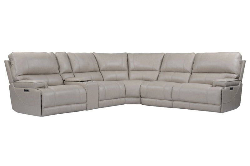 Parker Living Whitman - Powered By Freemotion 6 Piece Modular Power Reclining Sectional with Power Adjustable Headrests
