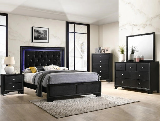 Crown Mark Micah Nightstand in Black image