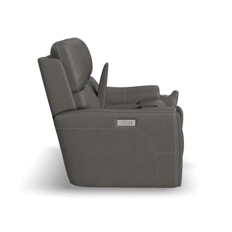 Carter Latitudes Power Reclining Loveseat with Console & Power Headrests & Lumbar - 5000006753