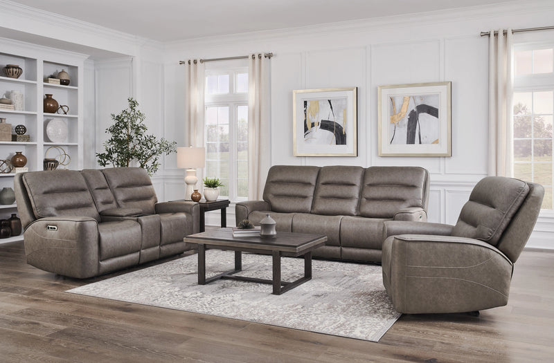 Parker Living Lawson - Sydney Brunette Zero Gravity Power Reclining Sofa Loveseat and Recliner