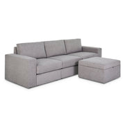 Flex Sofa with Wide Arm and Storage Ottoman - 5000003462