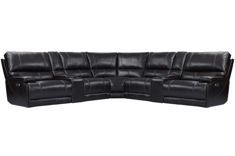 Parker Living Whitman - Powered By Freemotion 7 Piece Modular Power Reclining Sectional with Power Adjustable Headrests