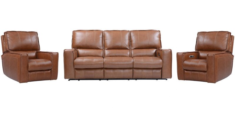 Parker Living Rockford - Verona Saddle Power Reclining Sofa and Two Recliners