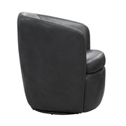 Parker Living Barolo 100% Italian Leather Swivel Club Chair Two Pack