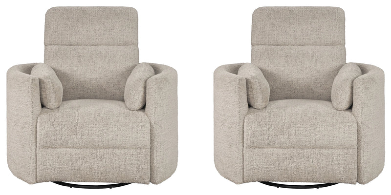 Parker Living Radius Manual Swivel Recliner Two Pack