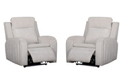 Parker Living Armstrong Power Recliner with Heat Massage and Auto-Glide Two Pack