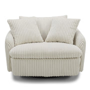 Parker Living Boomer Large Swivel Chair with 2 Toss Pillows Two Pack