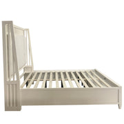 Parker House Americana Modern Bedroom King Shelter Bed with 2 Nightstands and Dresser with Mirror