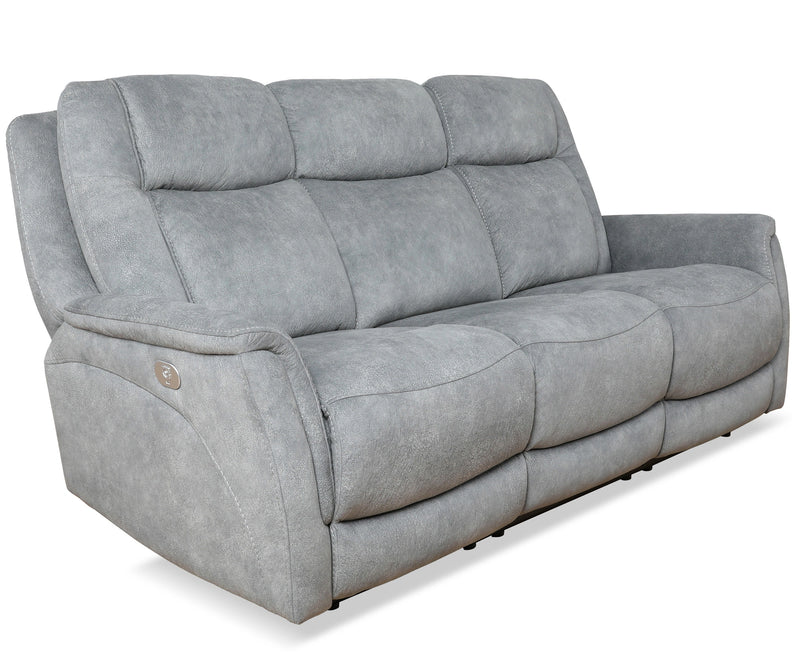 Parker Living Linus - Hudson Grey Power Reclining Sofa and Two Recliners