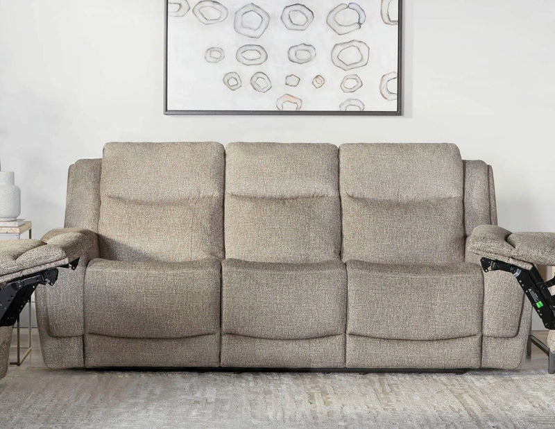 Parker Living Penfield - Frappe Power Reclining Sofa Loveseat and Recliner