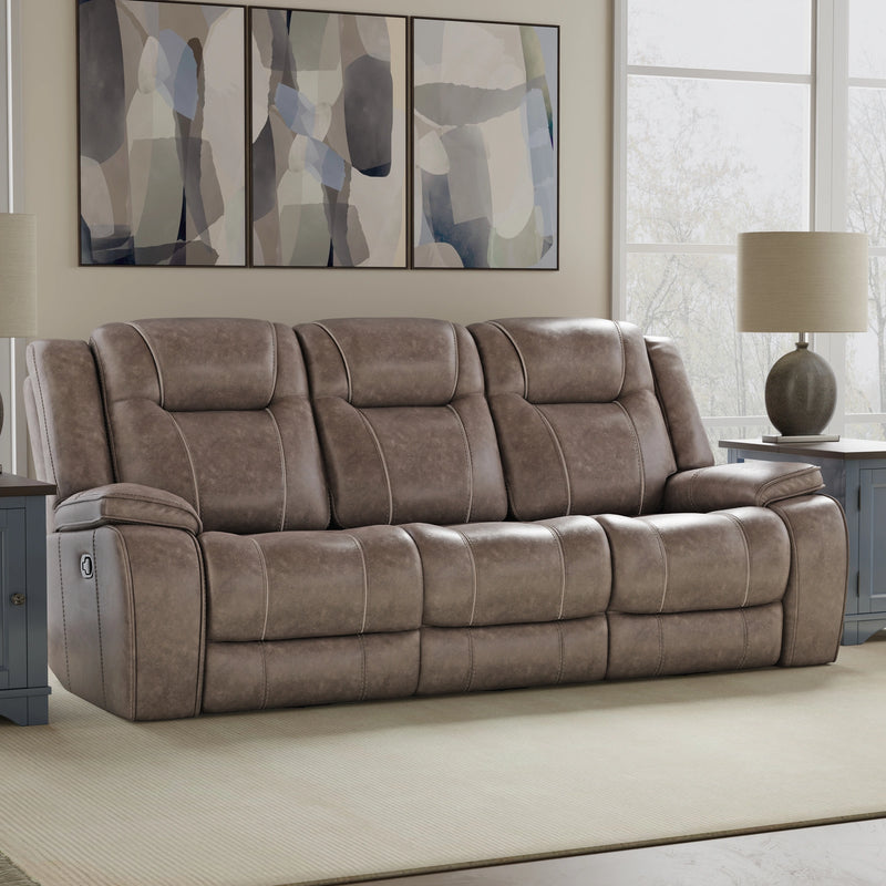 Parker Living Blake - Desert Taupe Manual Reclining Sofa and Loveseat