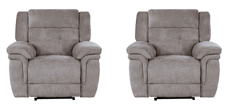 Parker Living Richland - Bristol Grey Power Recliner Two Pack