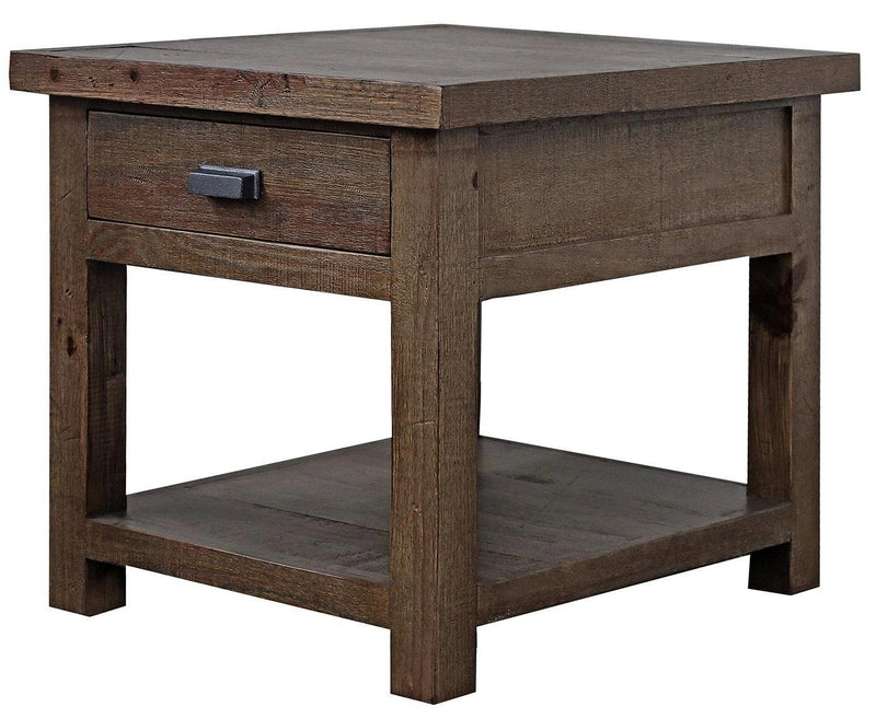 Parker House Lapaz End Table in Rustic Worn Pine
