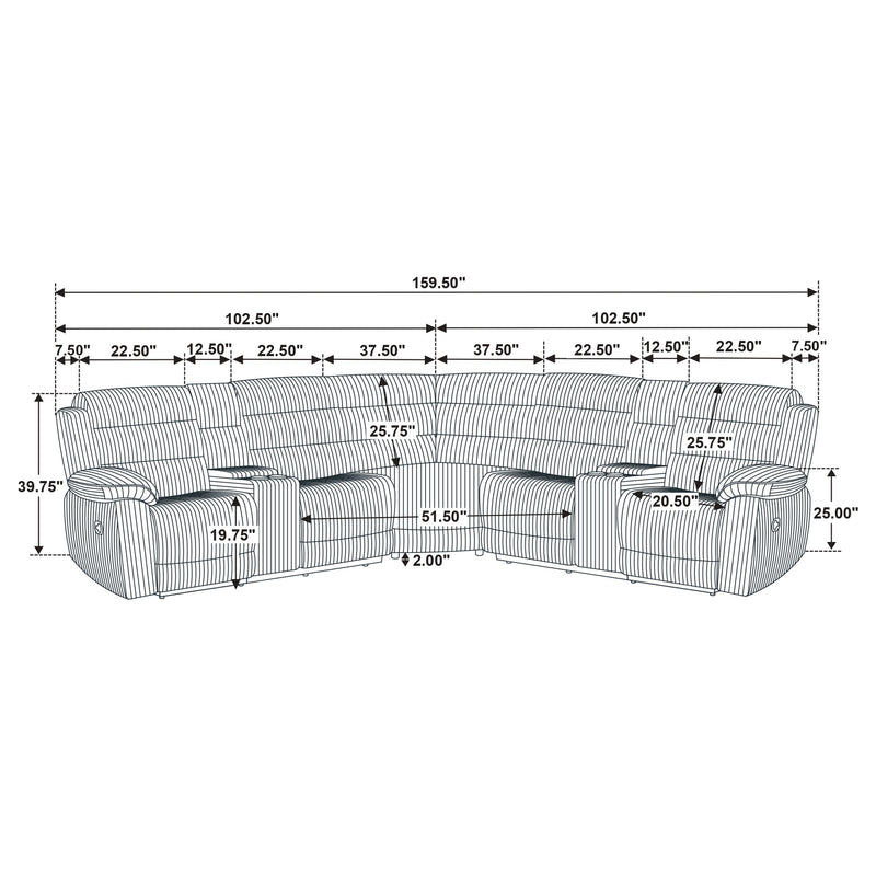 Atkinson Reclining Sectional Sofa