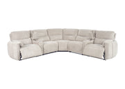 Parker Living Modesto 7 Piece Modular Power Reclining Sectional with Power Adjustable Headrests