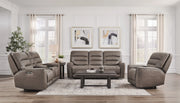 Parker Living Lawson - Sydney Brunette Zero Gravity Power Reclining Sofa Loveseat and Recliner
