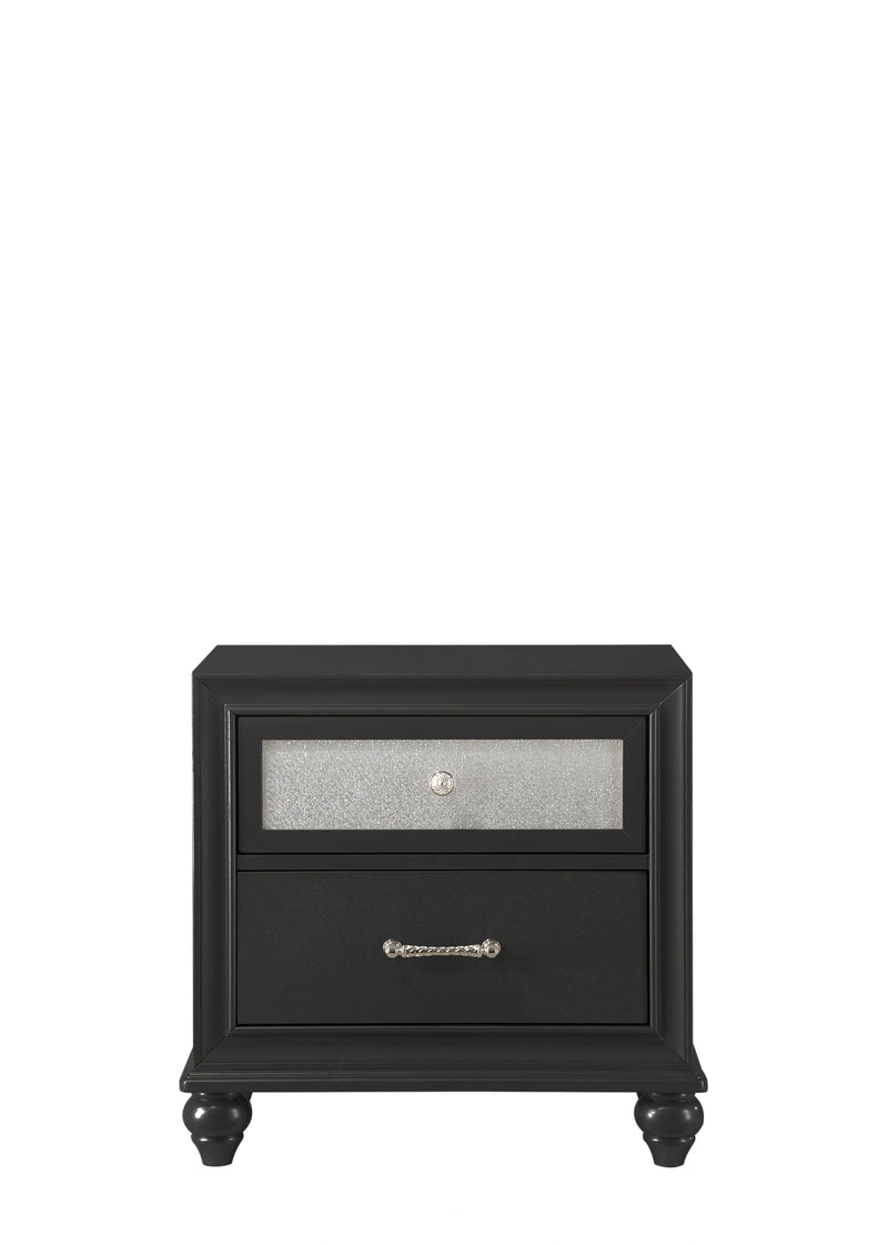 Lila Nightstand Black