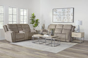 Parker Living Penfield - Frappe Power Reclining Sofa and Loveseat