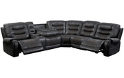 Parker Living Outlaw - Stallion 6 Piece Modular Power Reclining Sectional with Drop Down Table