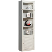 Parker House Boca 9 Piece Entertainment Wall with Corner Bookcases