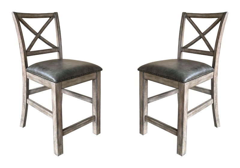Parker House Lodge Dining Upholstered Counter Chair Two Pack