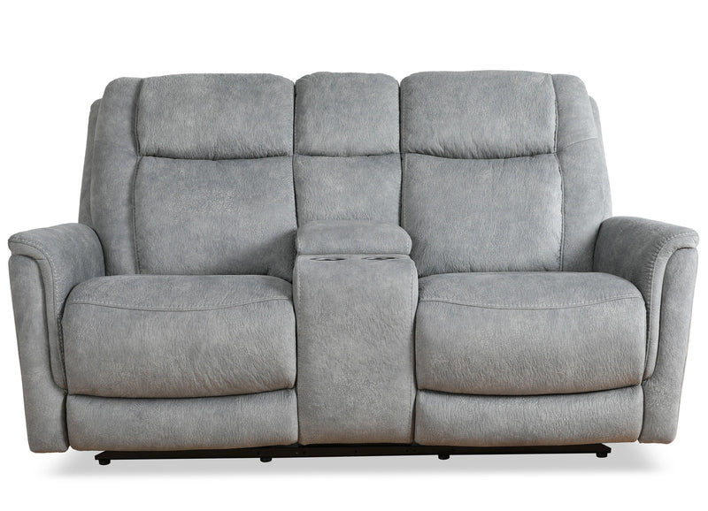 Parker Living Linus - Hudson Grey Power Reclining Sofa and Loveseat