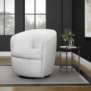 Parker Living Barolo 100% Italian Leather Swivel Club Chair Two Pack