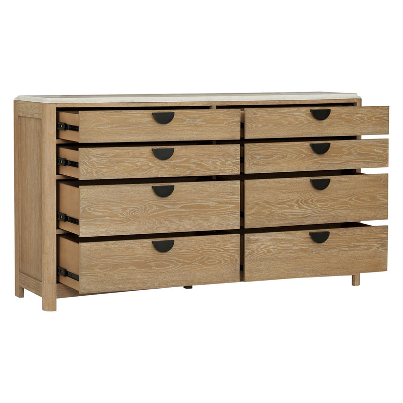 Parker House Escape - Bedroom Queen Poster Bed 2 Nightstands Dresser with Mirror and Chest